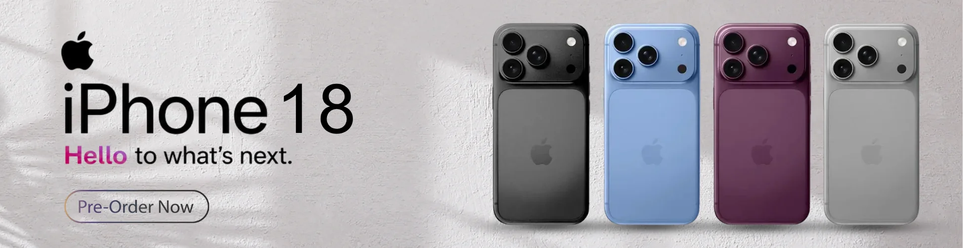 Apple iPhone 18 Series Banner Abbas Mobile and Gadgets Blue Area islamabad Pakistan